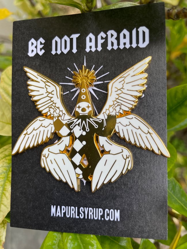 Biblical Clown Enamel Pin