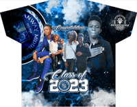 Image 1 of 3D Sublimation Graduate T-Shirts & Stoles