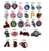 Baseball Shoe Charms / LA /  Washington  / NY  /Rays 