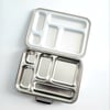 Stainless steel bento lunch box 5C white **NEW AND IMPROVED**
