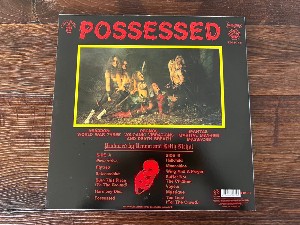 Venom - possessed grey splattered Vinyl 