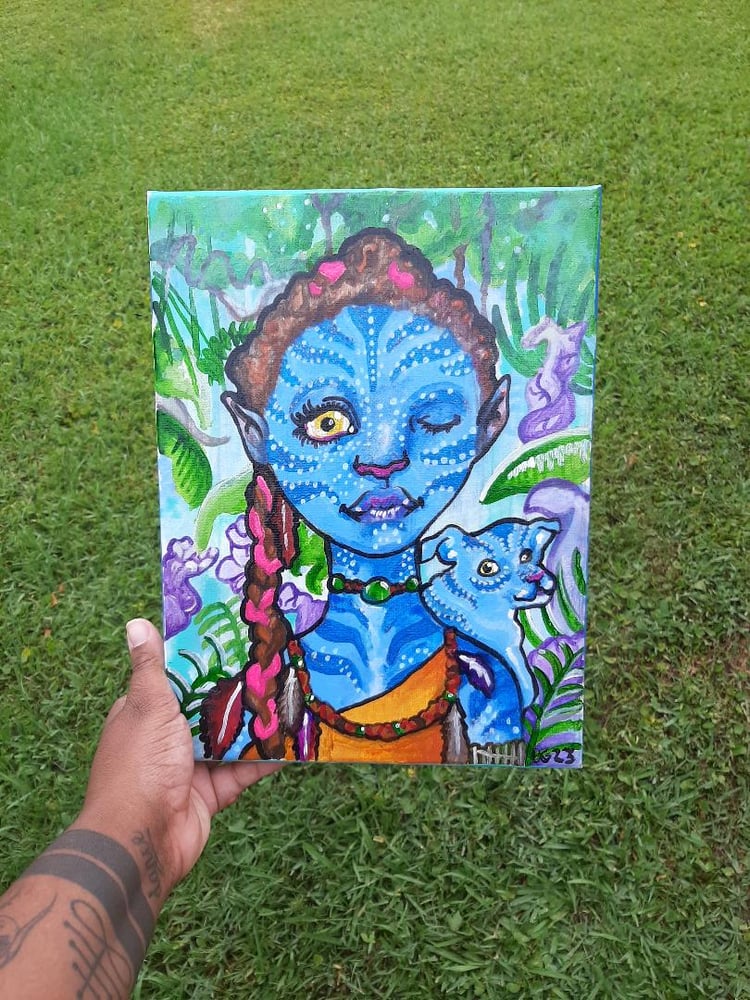 Image of Na'avi Girl and Companion