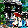 Greeting Cards Exotic Locations, Cairo, India Set of 4 