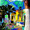 Greeting Cards Cute Buildings Set of 4 