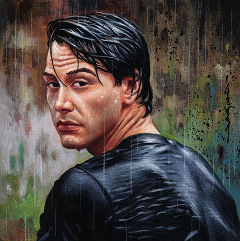 "Keanu World Order" - 5" x 5"  limited edition gicleé set of 3