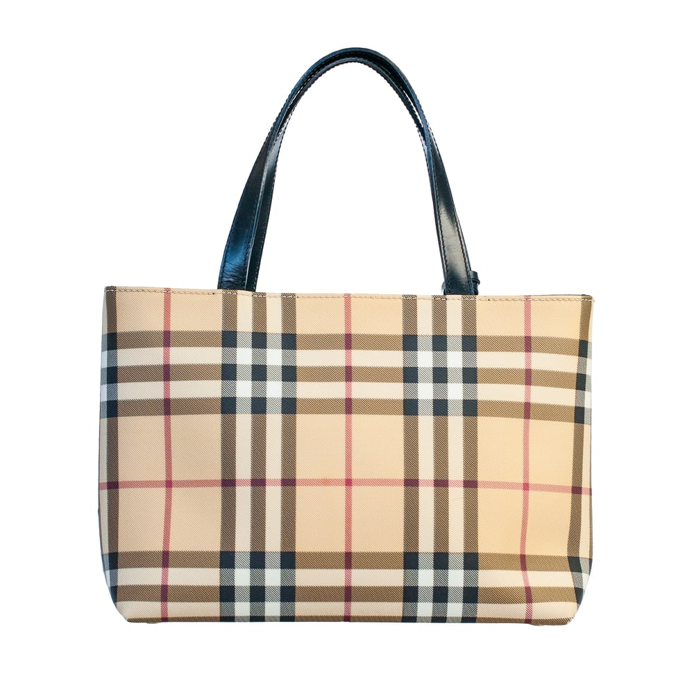 Image of Burberry London Nova Check Handbag