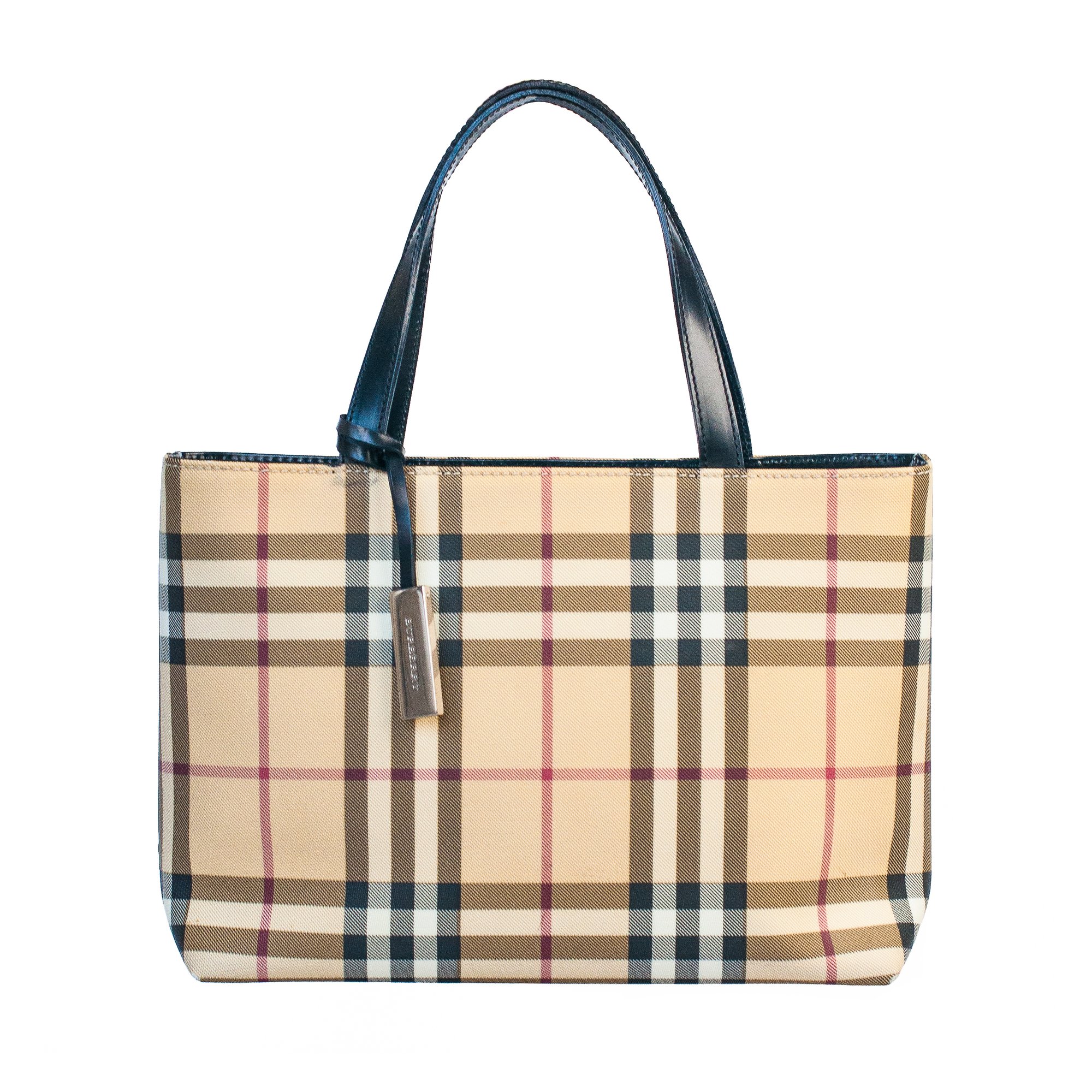 Image of Burberry London Nova Check Handbag