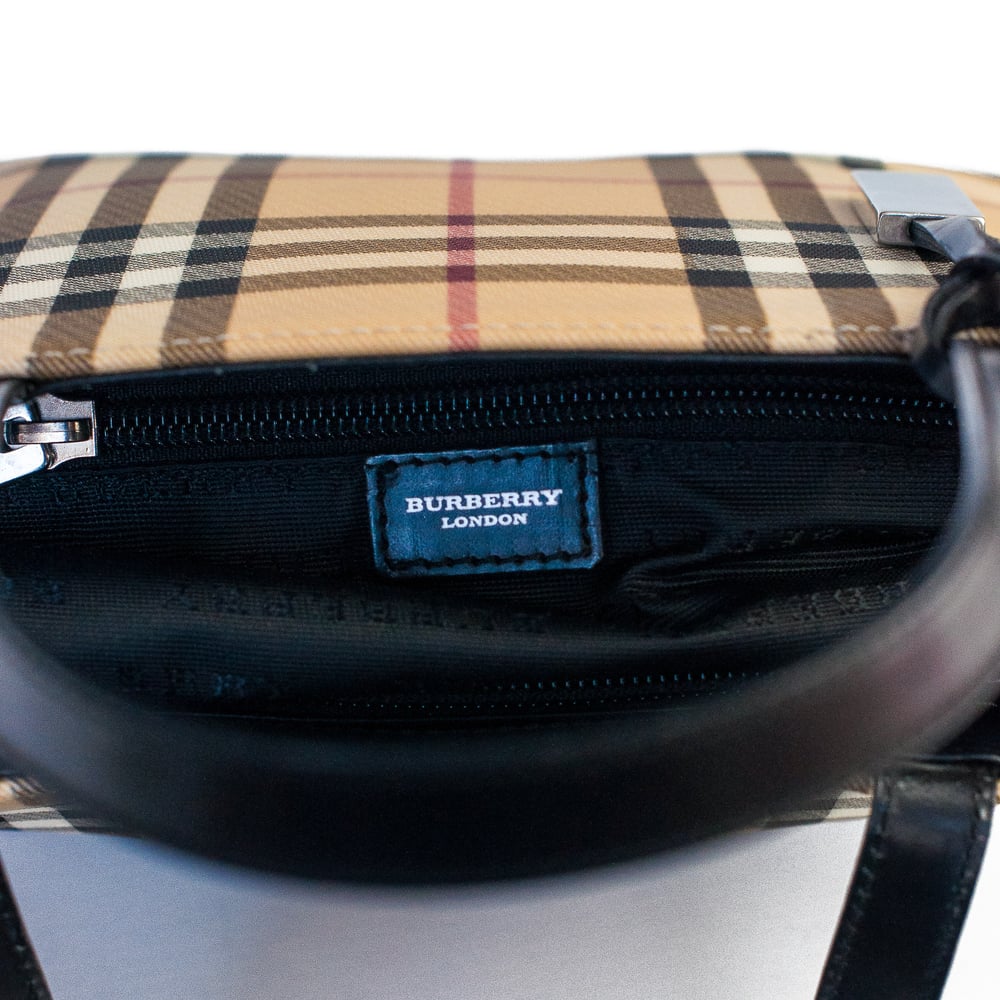 Image of Burberry London Nova Check Handbag