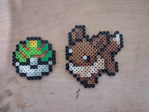 Image of Eeveelutions pixel art