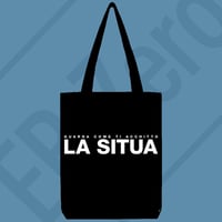 Image 1 of Tote Bag Canvas - LA SITUA (EBZ008)
