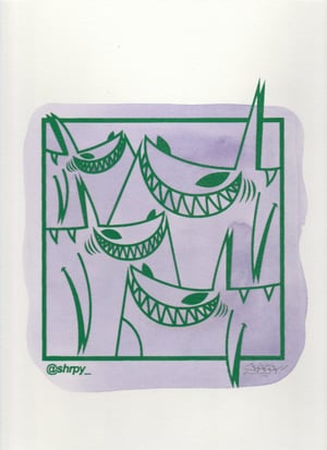Image of Invasion Screen Prints (Watercolor)