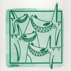 Image of Invasion Screen Prints (Watercolor)