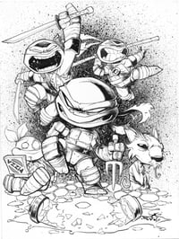 TMNT Chibi Original art