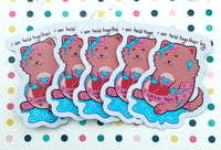 Image 3 of "Trying My Best" Chow Chow Sticker