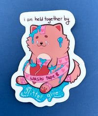 Image 2 of "Trying My Best" Chow Chow Sticker