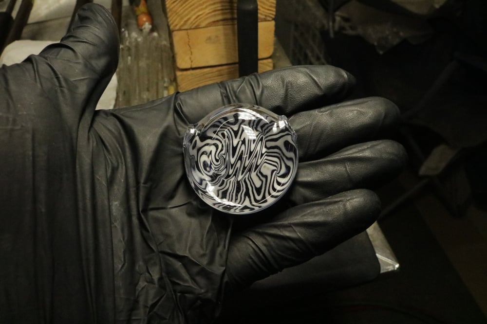 Hollow Wigwag pendant.