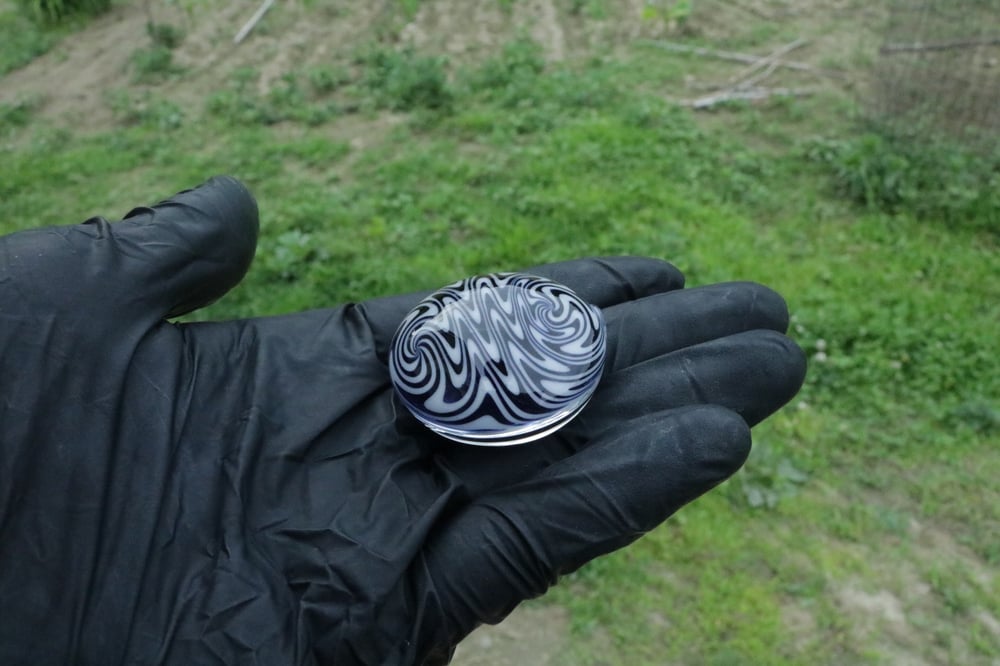 Hollow Wigwag pendant.