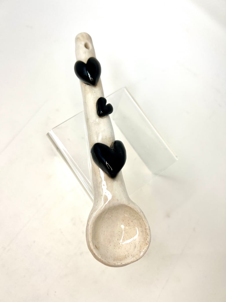 Image of Triple Black Heart Spoon