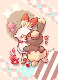 Image 1 of Scorbunny and Buneary