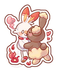 Image 2 of Scorbunny Buneary Charm