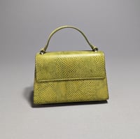 Image 3 of BERRY MINI - Green Python Embossed