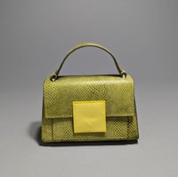 Image 1 of BERRY MINI - Green Python Embossed
