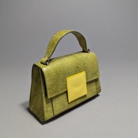 Image 2 of BERRY MINI - Green Python Embossed