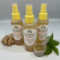 Image 2 of Ginger & Rosemary Herbal Hair Tonic, Refreshing Hair Spray
