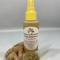 Image 3 of Ginger & Rosemary Herbal Hair Tonic, Refreshing Hair Spray