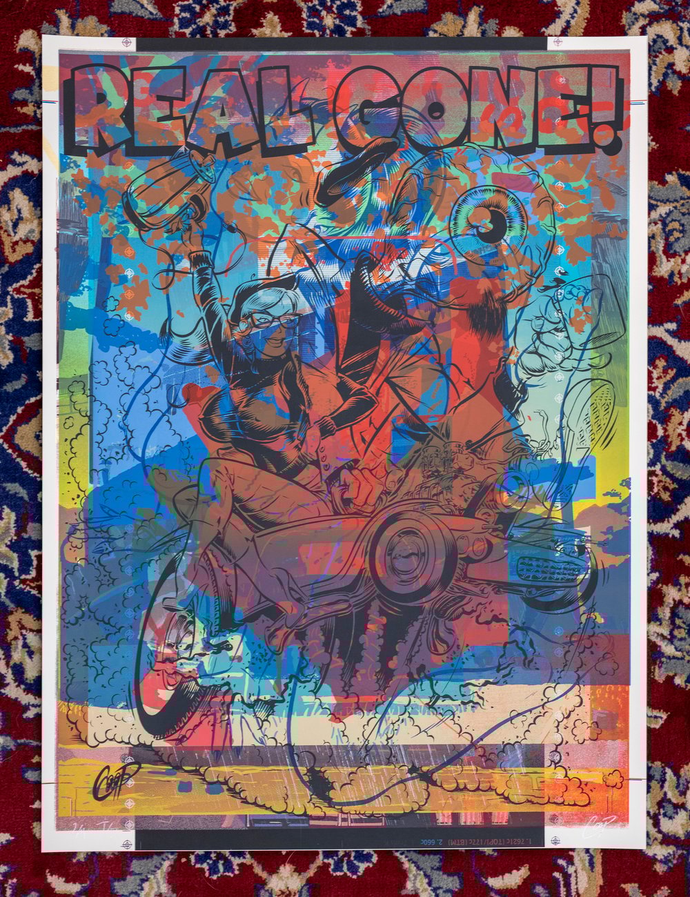 Image of TEST PRINT TUESDAY #04 Real Gone!
