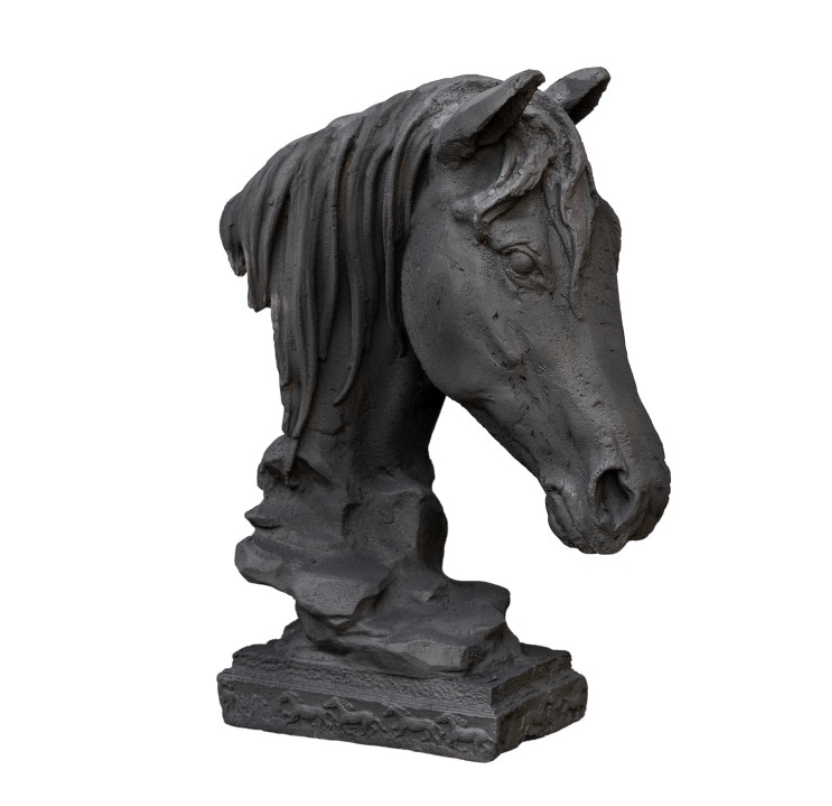 Image of Cast Iron Horse Large - Black 