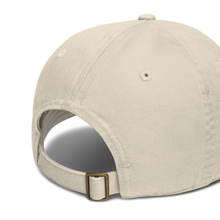 Logo Embroidered Organic Cotton Hat Image 3