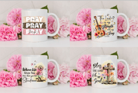 Christian 15 oz. ceramic mug.
