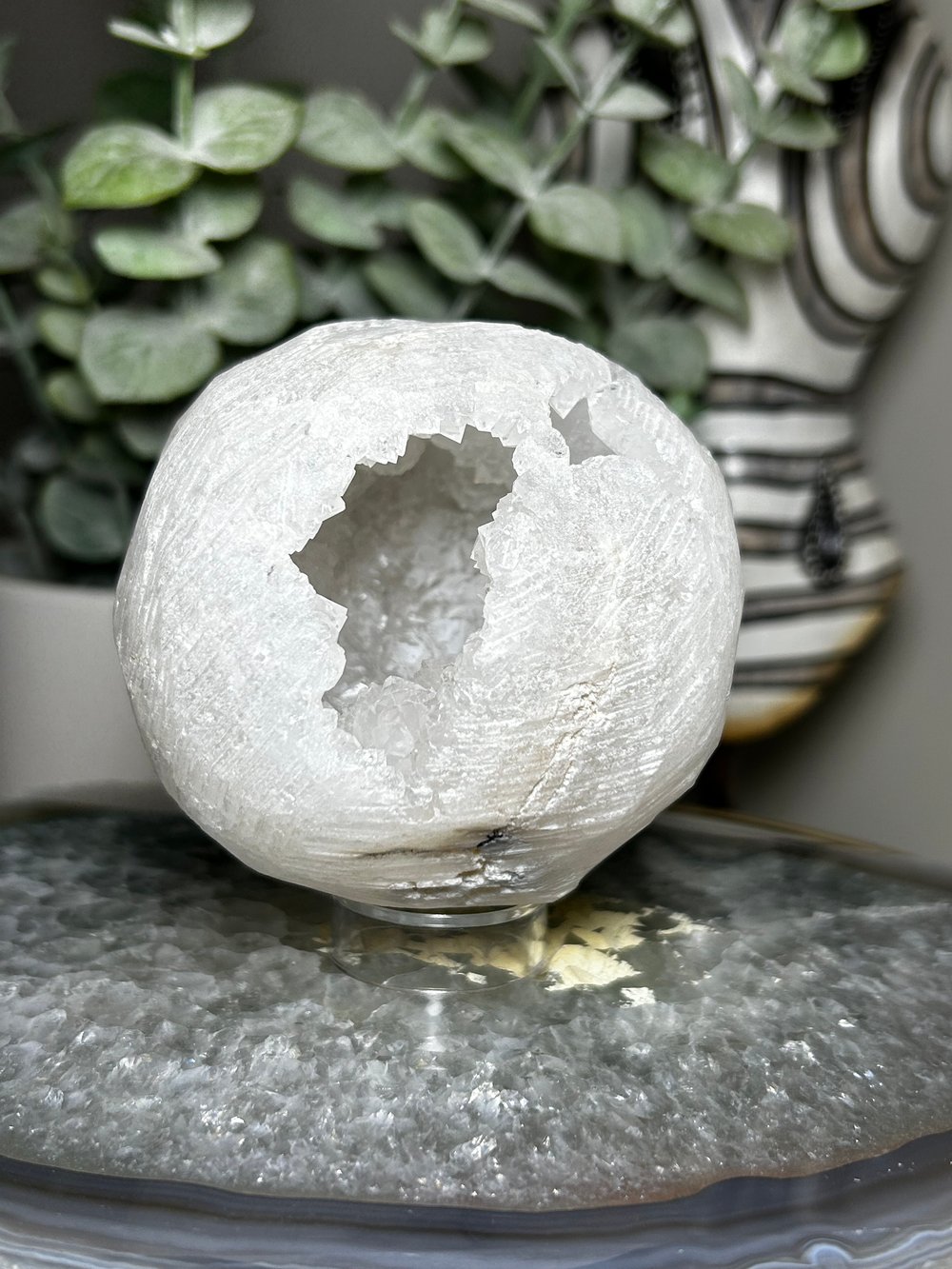 Quartz Geode Sphere #419