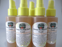 Image 1 of Citrus Green Tea Hair Tonic, Potent Formula 4 oz. - 12 oz., Refresher Hair Spray