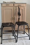 TABOURET INDUS BLACK