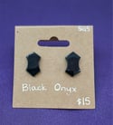 Black Onyx Studs