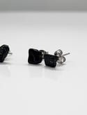 Black Tourmaline Studs