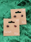 Garnet Studs