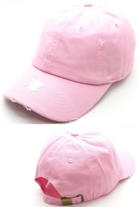 Image 4 of Blank Vintage Destressed Cotton Low Profile Dad Hat