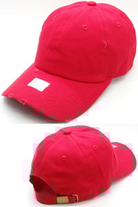 Image 2 of Blank Vintage Destressed Cotton Low Profile Dad Hat