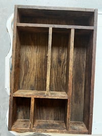 Image 3 of Vintage Divided Box /Tray / Display Shelf