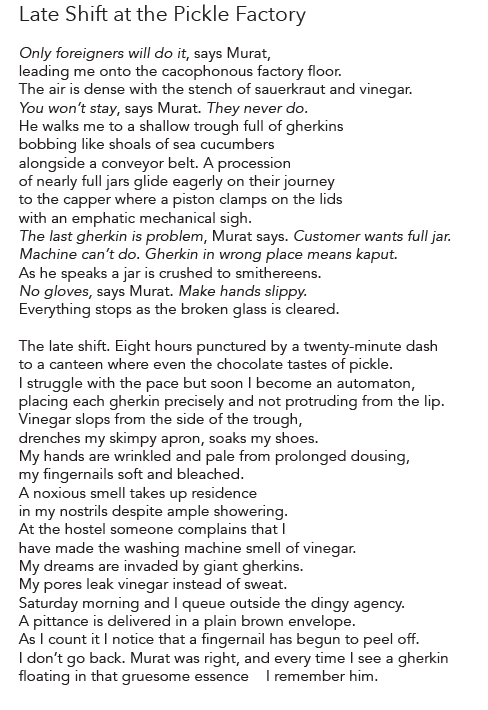 Image of Late Shift At The Pickle Factory by Mary Dickins