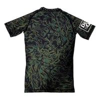Image 2 of 'Swamp Camo' rashguard.