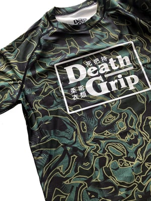 Image of 'Swamp Camo' rashguard.