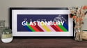 Glastonbury  Festival Framed Artwork 
