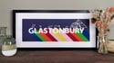 Glastonbury  Festival Framed Artwork