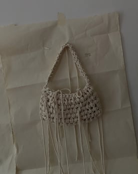 TRAPEZE BAG – Ivory