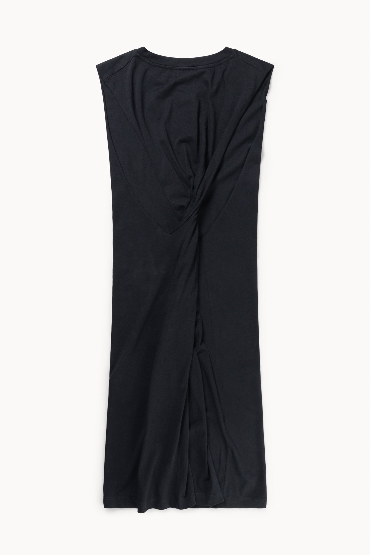 Image of ARIES ARISE TWISTED VEST DRESS BLACK