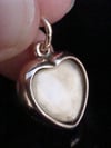 Victorian high carat 15ct yellow gold emerald pearl heart locket momento pendant